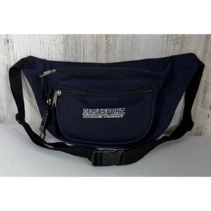 Eastsport Fanny Pack Waist Bag Navy Outdoor Company 3-Pocket Utility Vintage 90s